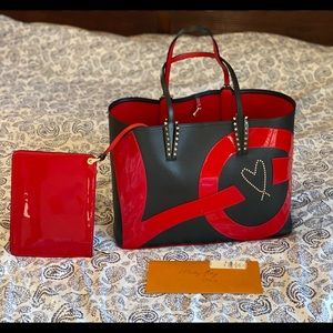 Christian Louboutin Cabata Love Tote with Pouch